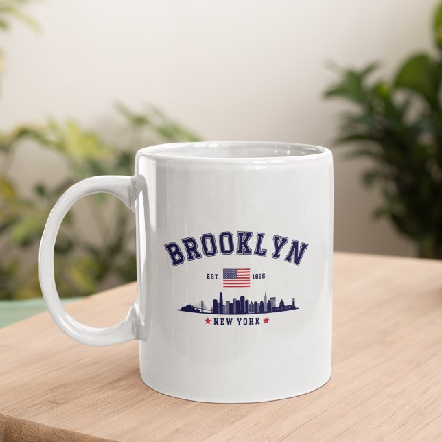 Taza De Café Brooklyn Ney York Vintage (Subido por el creador)