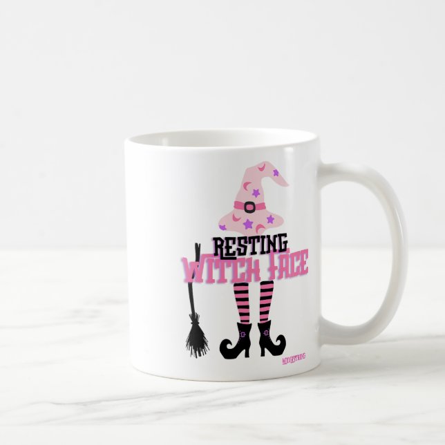 Taza De Café Broomstick de Halloween (Derecha)