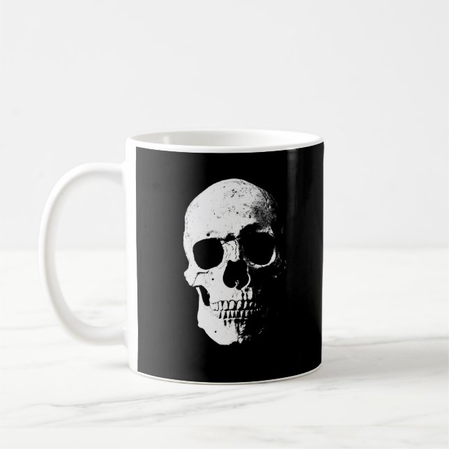 Taza De Café Brote de la fiesta de Halloween de arte pop negro  (Izquierda)