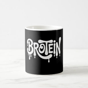 Taza De Café Brotein Protein Funny Bro Gym LGBTQ Gay Prily