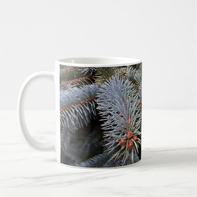 Taza De Café brotes de árbol de abetos (Izquierda)