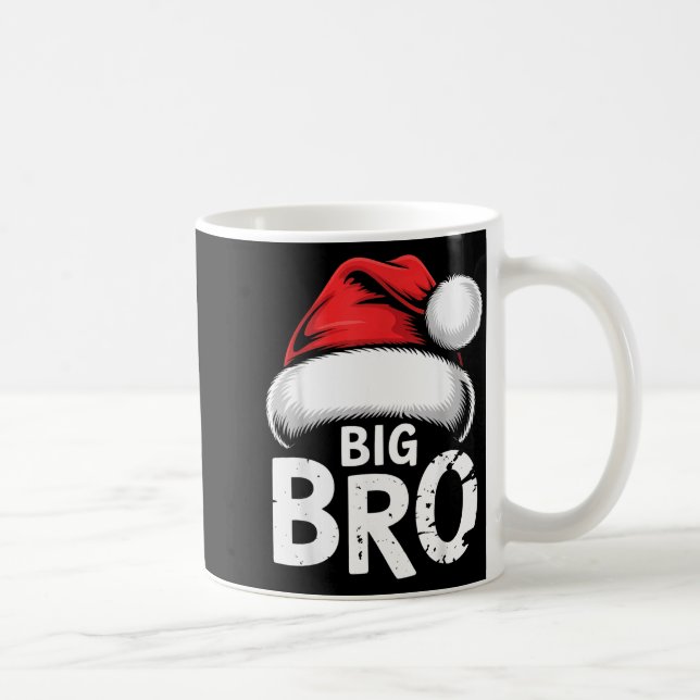 Taza De Café Brother Big Christmas Santa Family Matching Pajama (Derecha)
