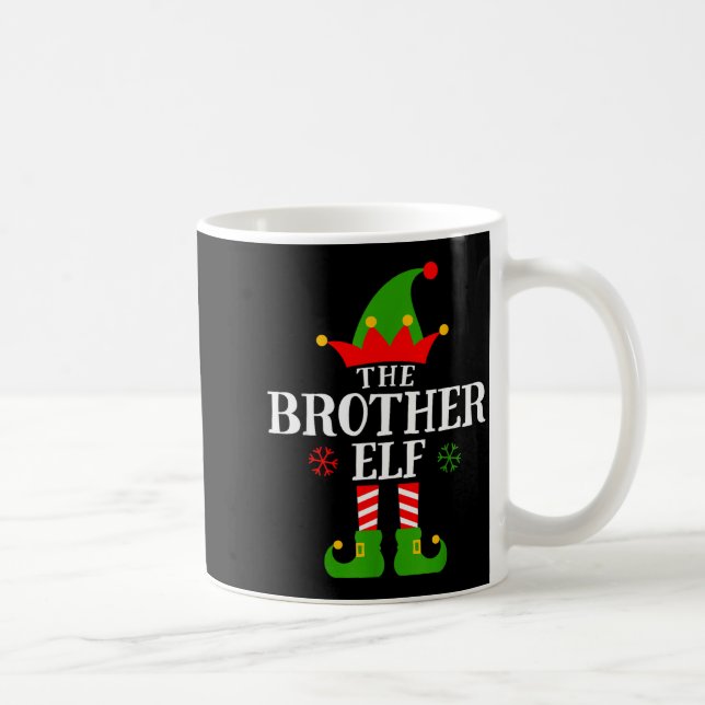 Taza De Café Brother Elf Funny Matching Family Group Christmas  (Derecha)