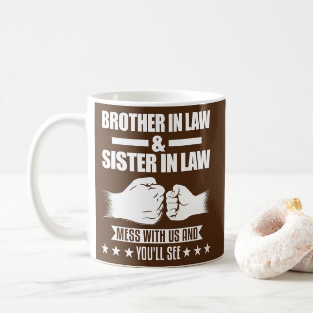Taza De Café Brother in law sister in law  (Con donut)