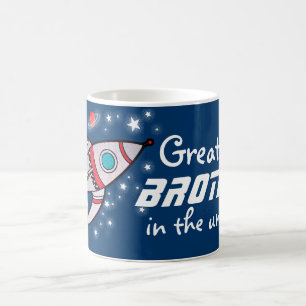 Taza De Café "BROTHER más grande en los azules marinos del