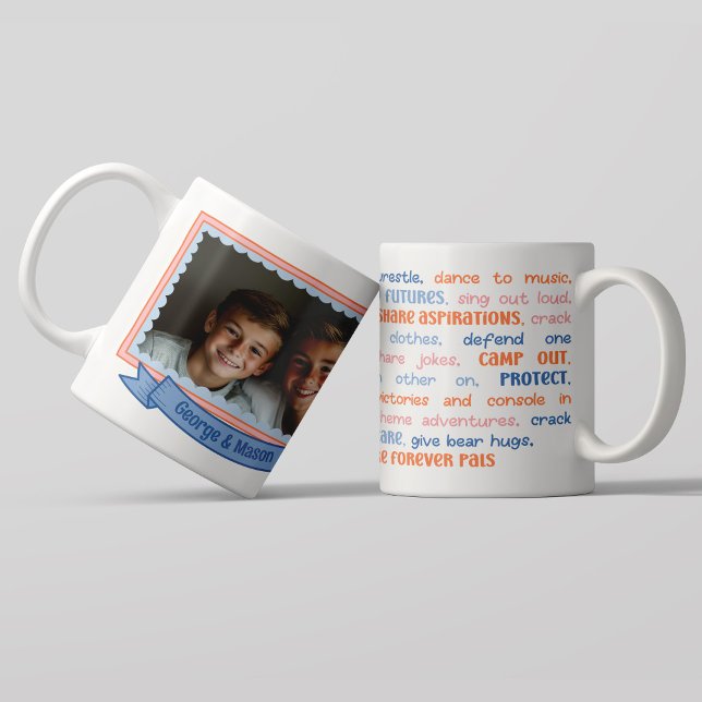 Taza De Café Brothers Hearching & sentimental Coffee Mug (Brothers Heartwarming Bond/ Gift for your brother)