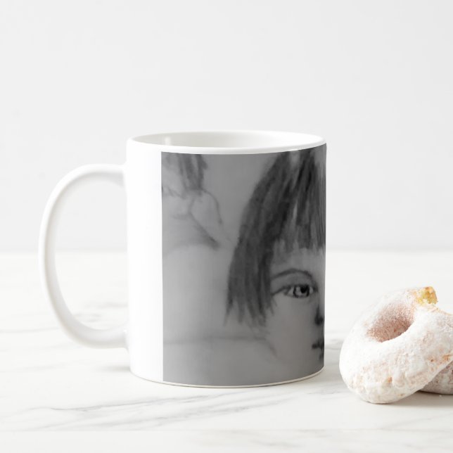 Taza De Café Brothers Three cute kids Mug (Con donut)