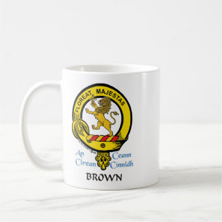 Taza De Café BROWN Clan Escudo Mug