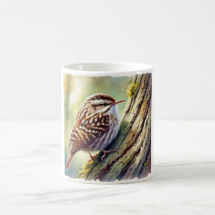 Taza De Café Brown Creeper 161024AREF150 - Watercolor