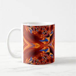 Taza De Café Brown Design Swirl Mug