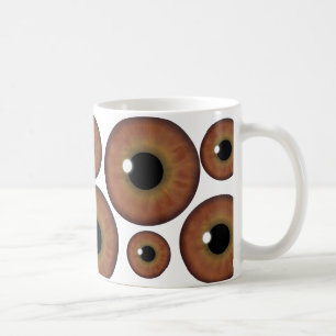 Taza De Café Brown Eye Iris Guay Personalizado Mug