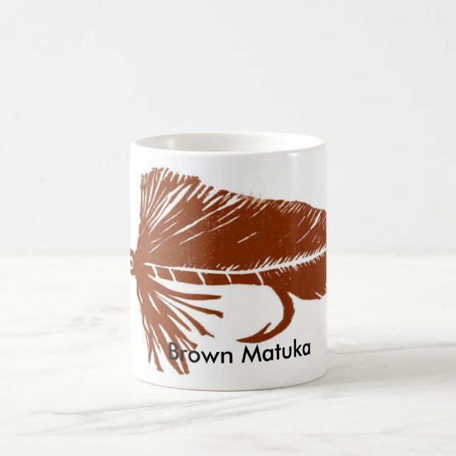 Taza De Café "Brown Matuka" Classic Trout Fly Mug (Centro)