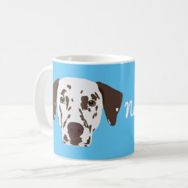 Taza De Café Brown Spots Dalmatian Dog Coffee Mug