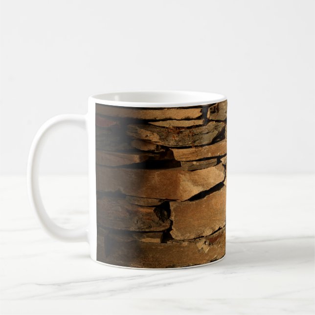 Taza De Café Brown stone wall (Izquierda)
