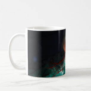 TAZA DE CAFÉ BROWN Y JELLYFISH VERDE