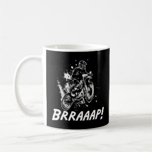 Taza De Café Brraaap Dirt Bike Motocross Bikers Riders