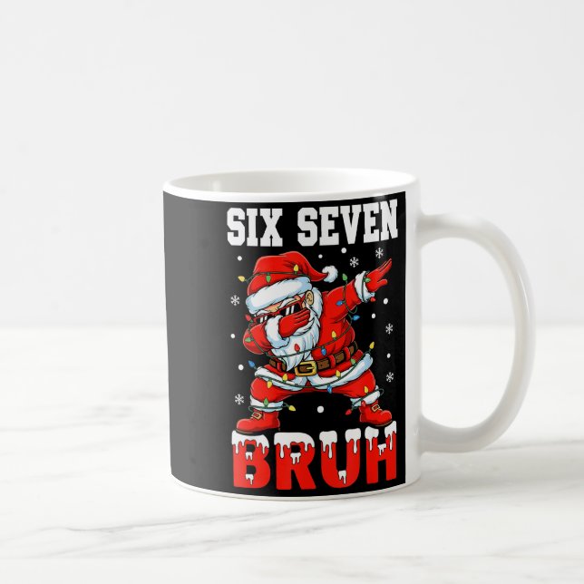 Taza De Café Bruh 67 Six Seven Santa Dabbing Christmas Men Boys (Derecha)