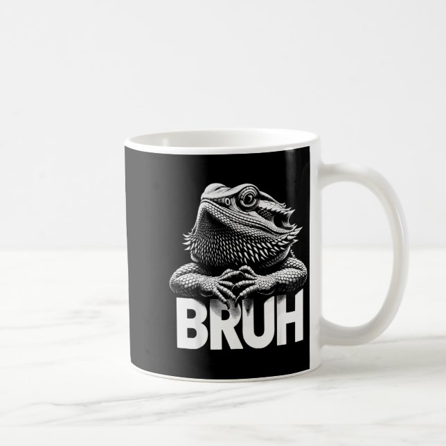 Taza De Café Bruh Bearded Dragon  (Derecha)