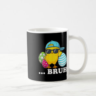 Taza De Café Bruh Chick Dabbing Feliz Día de Pascua Eggys Chica