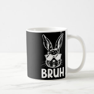 Taza De Café Bruh Easter Day Funny Rabbit Bunny Face Gles Easte