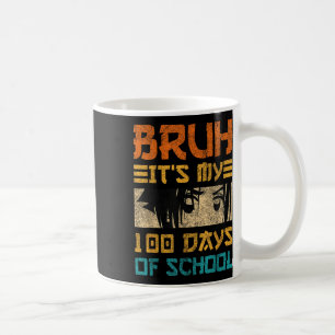 Taza De Café Bruh Es Mis 100 Días Escolares Japón Kawaii Manga