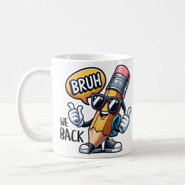 Taza De Café Bruh Estamos de vuelta  (Izquierda)