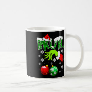 Taza De Café Bruh Navidades niños niños navideños adolescentes