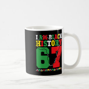 Taza De Café Bruh Soy Mes de la Historia Negra 67 Sesenta y Sie