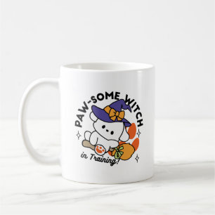Taza De Café Bruja atractiva en entrenamiento - Perro de Hallow