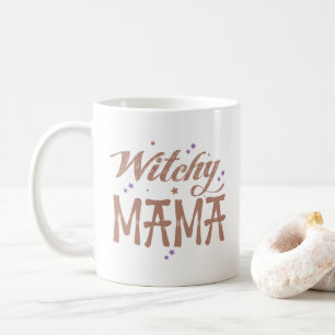 Taza De Café Bruja básica Mama Halloween