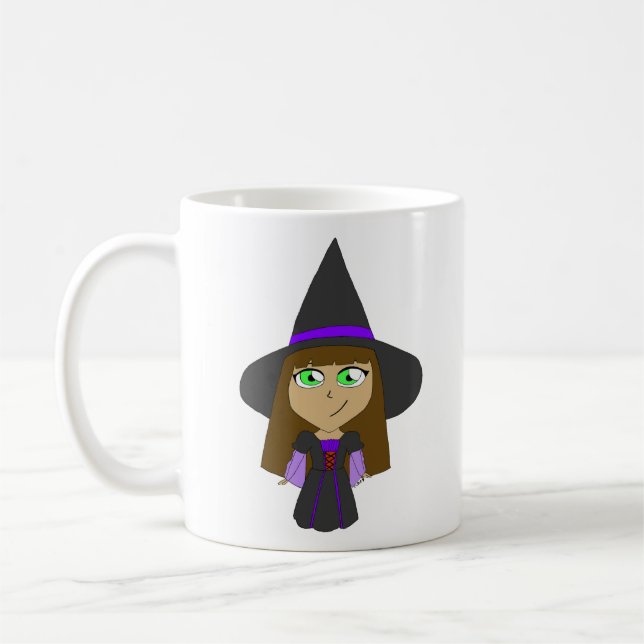 Taza De Café bruja chibi   (Izquierda)