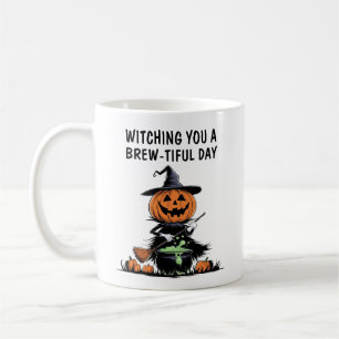 Taza De Café Bruja de calabaza