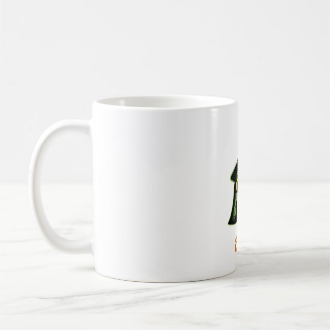 Taza De Café Bruja de Halloween (Izquierda)