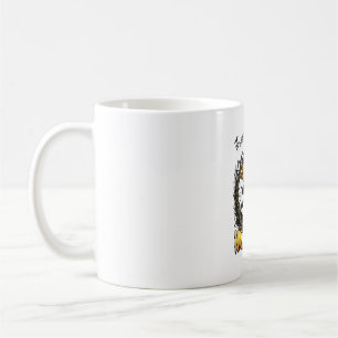 Taza De Café Bruja de Halloween Caldero Luna Cementerio Árbol R