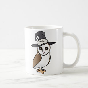 Taza De Café Bruja de la lechuza común de Birdorable