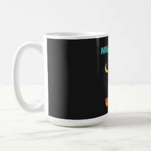 Taza De Café Bruja de turno de noche Enfermera de Halloween Caf
