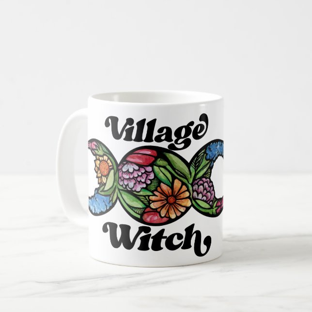 Taza De Café Bruja del pueblo                                   (Anverso izquierdo)