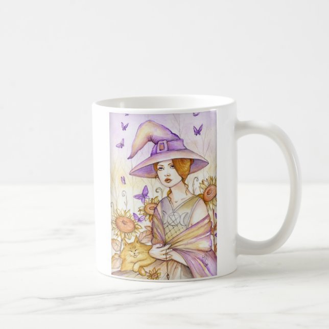 Taza De Café Bruja del verano (Derecha)