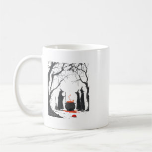 Taza De Café Bruja Espeluznante Halloween Anti Trump Feminista