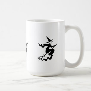 Taza De Café bruja fantasmagórica de Halloween en la diversió