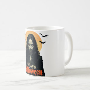 Taza De Café Bruja gótica de Halloween