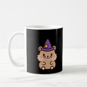 Taza De Café Bruja Hamster Cute Halloween