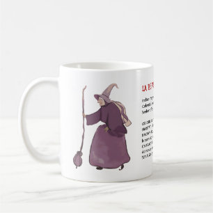 Taza De Café Bruja Italiana de Navidad La Befana Diccionario Ar