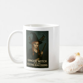 Taza De Café Bruja jita con sus mapaches voladores