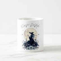Bruja Lunar Arte Celestial Personalizado