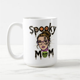 Taza De Café Bruja Mamá Divertida de Halloween Espeluznante