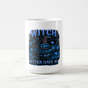 Taza De Café Bruja Mejor Ten Mi Caramelo Divertido Halloween