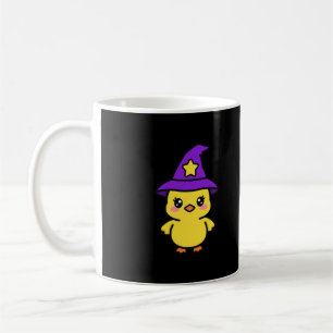 Taza De Café Bruja Pato de Halloween Adorable