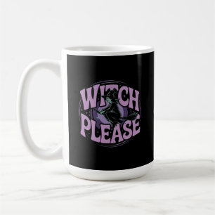 Taza De Café Bruja por favor divertida fiesta de Halloween espe