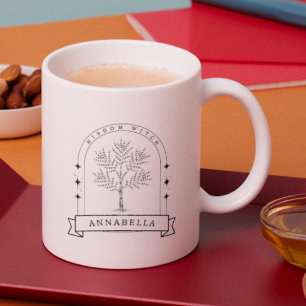 Taza De Café Bruja Sabiduría Regalo Personalizado Para Maestro